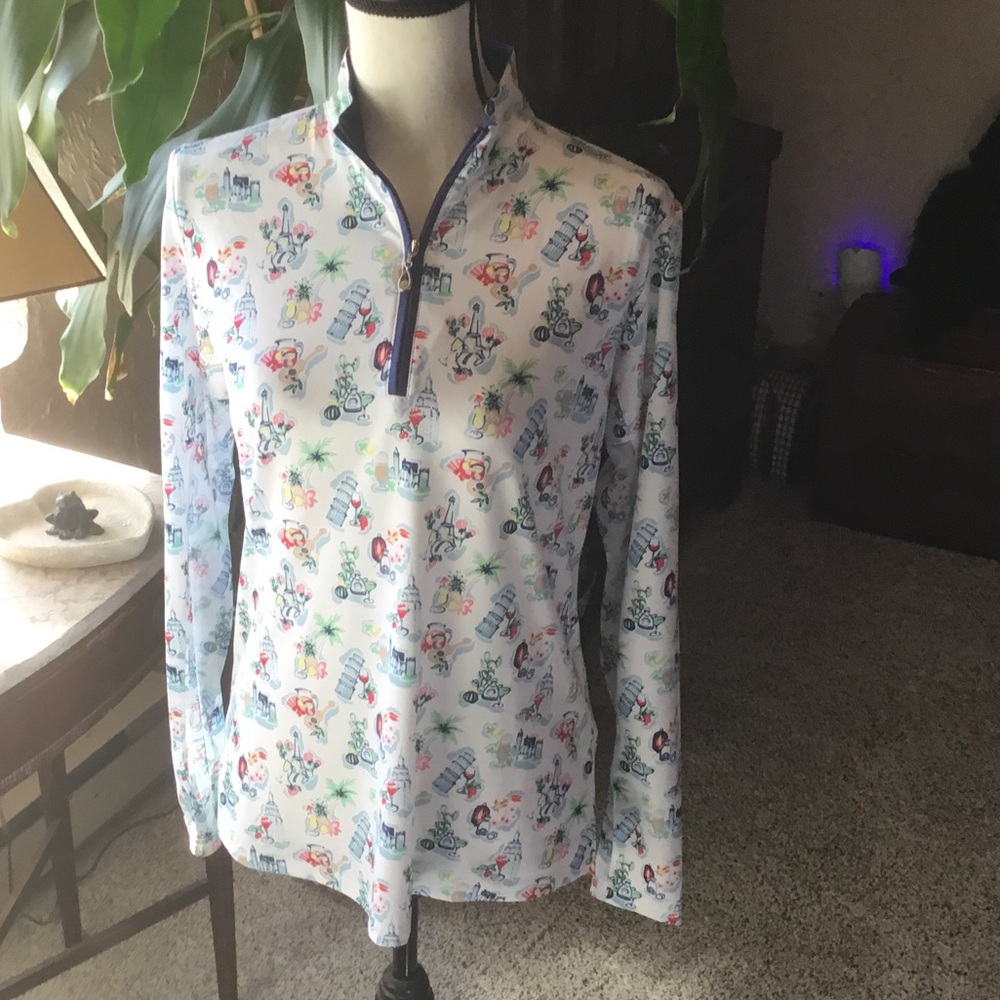 NWOT 
San Soleil Long Sleeve UPF 50 Top